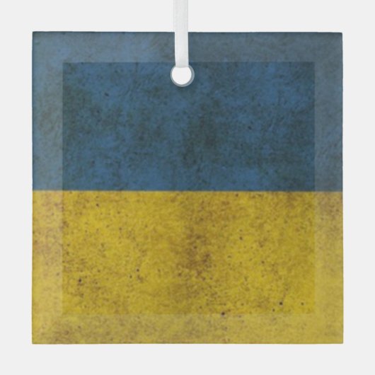 De Oekraïense kleuren op een ornament van vierkant (Voorkant)