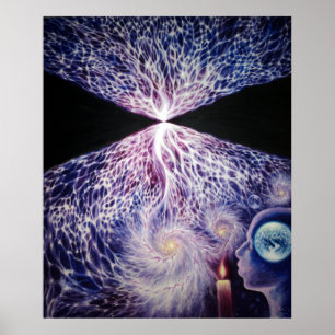 De oerknal en het universum poster