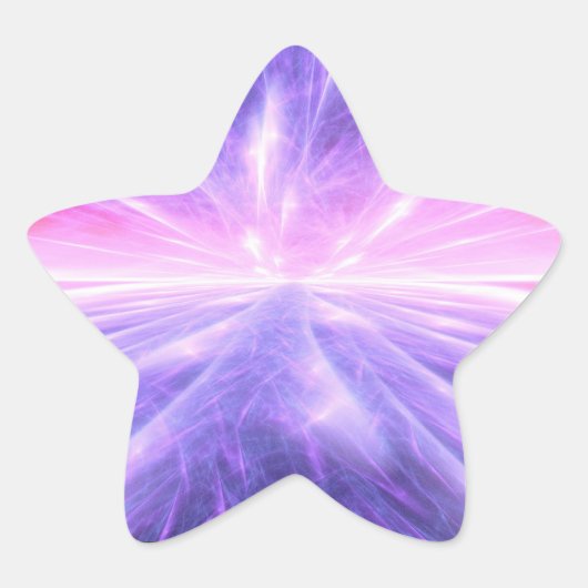 De oerknal ster sticker (Voorkant)