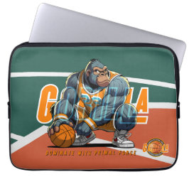 De oerkracht van basketbal | 13 inch / 33.02 cm laptop sleeve