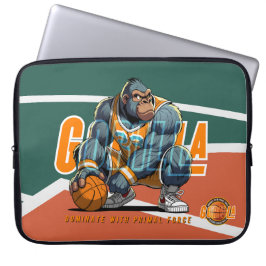 De oerkracht van basketbal | 15" (33,02cm) laptop sleeve