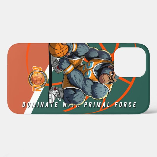 De oerkracht van basketbal | Case-Mate iPhone case (Achterkant (horizontaal))