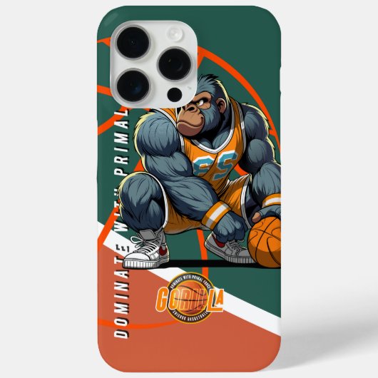 De Oerkracht van Basketbal | Case-Mate iPhone Case (Achterkant)
