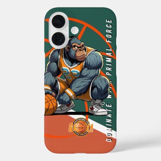 De Oerkracht van Basketbal | Case-Mate iPhone Case (Achterkant)