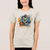De oerkracht van basketbal | Dames Tri-Blend Shirt (Voorkant)