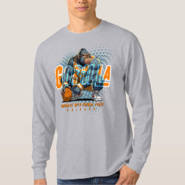 De oerkracht van basketbal | Mannen met lange mouw T-shirt