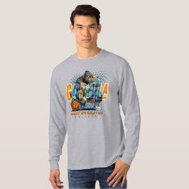 De oerkracht van basketbal | Mannen met lange mouw T-shirt