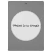 De oerkracht van de gorilla klembord (Achterkant)