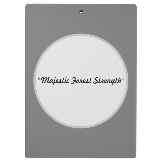 De oerkracht van de gorilla klembord (Achterkant)