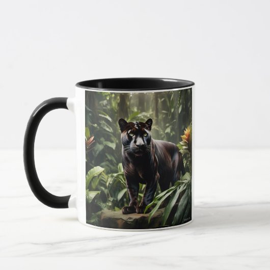 De Oerwoud Panther" Mok (Links)