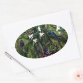De Oerwouden van Tikal Ovale Sticker (Envelop)