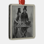 De oester Stall Metalen Ornament (Rechts)
