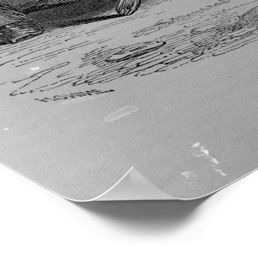 De oester Stall Poster (Hoek)