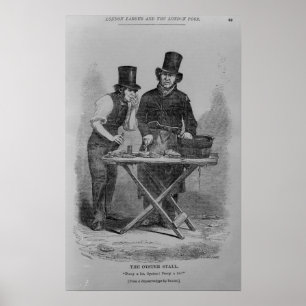 De oester Stall Poster