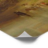 De oevers van de Ganges William Daniell Poster (Hoek)