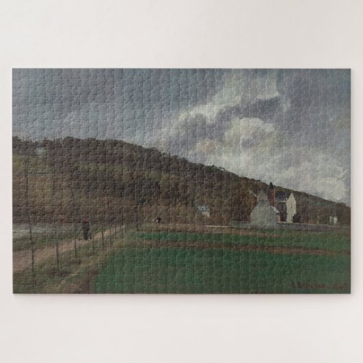 De oevers van de Marne in de winter (1866) - Pissa Legpuzzel (Horizontaal)