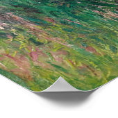 De oevers van de Seine bij Vétheuil, Monet 1881 Poster (Hoek)