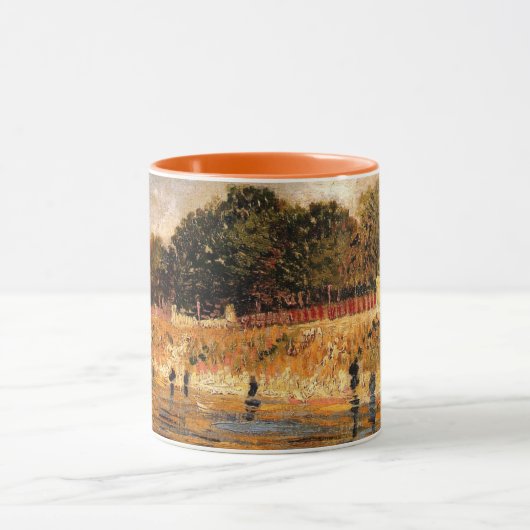 De oevers van de Seine door Vincent van Gogh Mok (Midden)