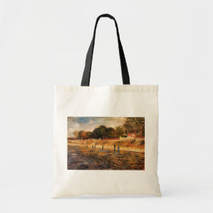 De oevers van de Seine door Vincent van Gogh Tote Bag