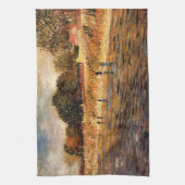 De oevers van de Seine van Vincent van Gogh Theedoek (Verticaal)
