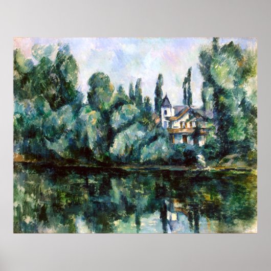 De oevers van het Marne Paul Cezanne Poster (Voorkant)