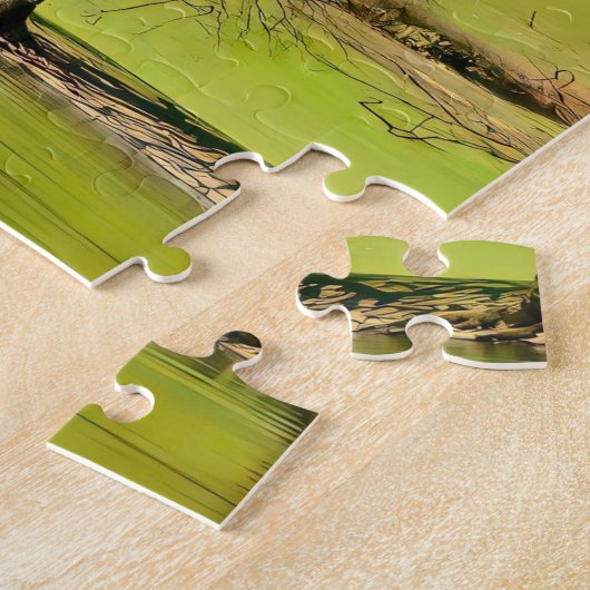 De oevers van Lake Windermere Legpuzzel (Zijkant)