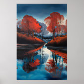 De oevers van Scarlet Poster (Voorkant)