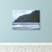 De oevers van Waipio Valley Canvas Afdruk (Insitu (Houten vloer))