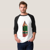 De off-center Stubbie T-shirt (Voorkant volledig)