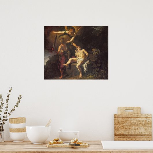 De offers Isaac, 1616 Poster (Keuken)