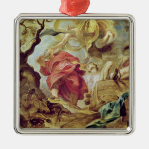 De offers van Isaac Metalen Ornament