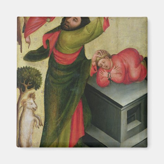 De offers van Isaac van het hoge altaar Magneet (Voorkant)