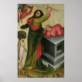 De offers van Isaac van het hoge altaar Poster (Voorkant)