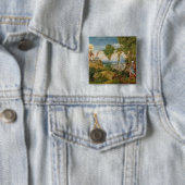 De offers van Isaac Vierkante Button 5,1 Cm (In situ)