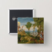 De offers van Isaac Vierkante Button 5,1 Cm (Voorkant /achterkant)