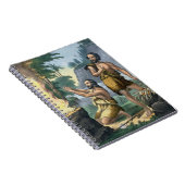 De offers van Kain en Abel, van een bijbelse afdru Notitieboek (Rechterzijde)