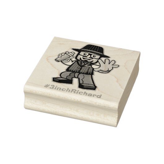 De officiële 3 inch Richard Stamp! #3inchRichard Rubberstempel (Stempel)