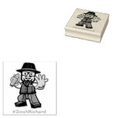 De officiële 3 inch Richard Stamp! #3inchRichard Rubberstempel (Gestempeld)