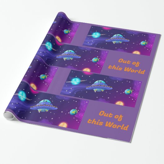 De officiële "Bengleton: Out of this World" Cadeaupapier (Uitgerold)