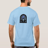 De officiële Blue Old Friends Radio Mannen T-Shirt (Achterkant)