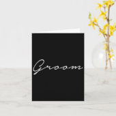 De officiële bruid en bruidegom kaart (Gele Bloem)