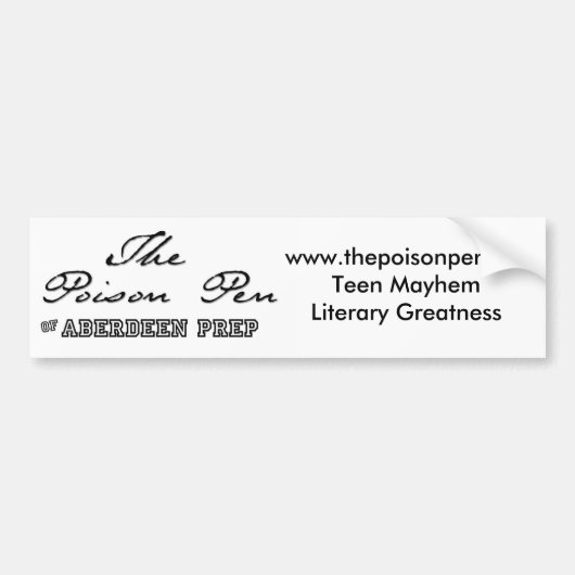 De Officiële Bumpersticker (Voorkant)