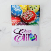 De officiële Koe van Pasen Feestdagen Kaart (Binnen)