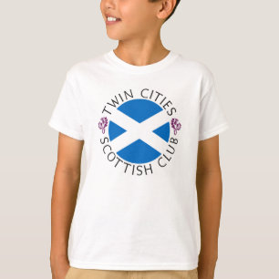De officiële logo van de Scottish Club van Twin C T-shirt