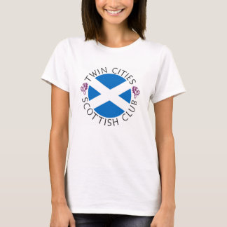 De officiële logo van de Scottish Club van Twin Ci T-shirt