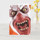 De officiële macabere clown - Mr. Creepy Kaart (Gele Bloem)