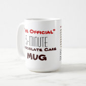 De "Officiële" Mok van 5-minuten-Chocolade-colade (Voorkant links)