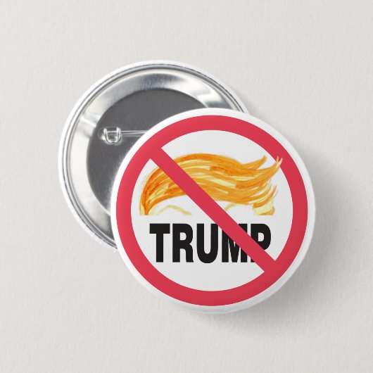 De officiële NO TRUMP ZONE-toets. Ronde Button 5,7 Cm (Voorkant /achterkant)