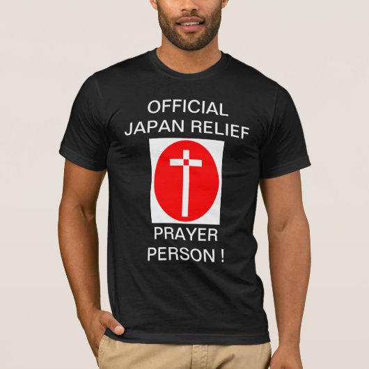 DE OFFICIËLE PERSOON VAN HET GEBED VAN DE HULP VAN T-SHIRT (Voorkant)
