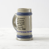 De officiële Pig Mauer Limited Edition Stein Bierpul (Voorkant links)